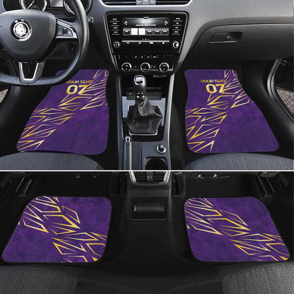 Afro-Trinbago Cricket Custom Car Mats TKR Quadruple Champion - African Pride