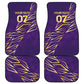 Afro-Trinbago Cricket Custom Car Mats TKR Quadruple Champion - African Pride