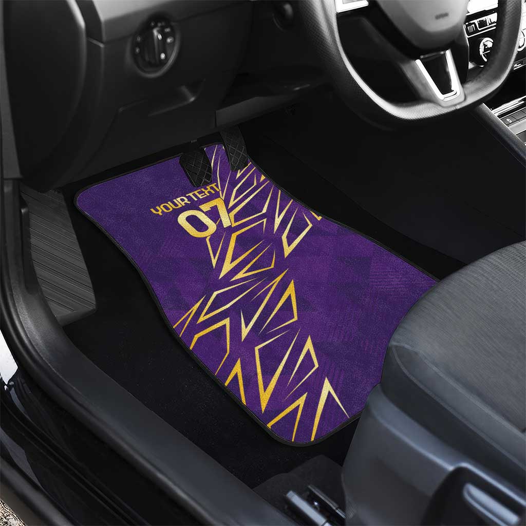 Afro-Trinbago Cricket Custom Car Mats TKR Quadruple Champion - African Pride
