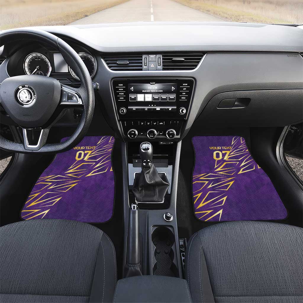 Afro-Trinbago Cricket Custom Car Mats TKR Quadruple Champion - African Pride
