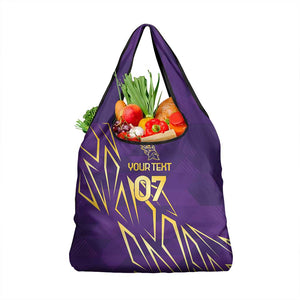 Afro-Trinbago Cricket Custom Grocery Bag TKR Quadruple Champion - African Pride