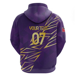 Afro-Trinbago Cricket Custom Hoodie TKR Quadruple Champion - African Pride