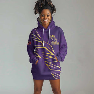 Afro-Trinbago Cricket Custom Hoodie Dress TKR Quadruple Champion - African Pride