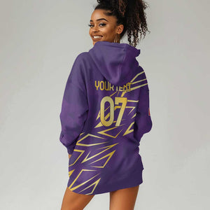 Afro-Trinbago Cricket Custom Hoodie Dress TKR Quadruple Champion - African Pride