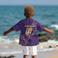 Afro-Trinbago Cricket Custom Kid Hawaiian Shirt TKR Quadruple Champion - African Pride