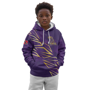 Afro-Trinbago Cricket Custom Kid Hoodie TKR Quadruple Champion - African Pride