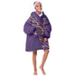 Afro-Trinbago Cricket Custom Kid Wearable Blanket Hoodie TKR Quadruple Champion - African Pride