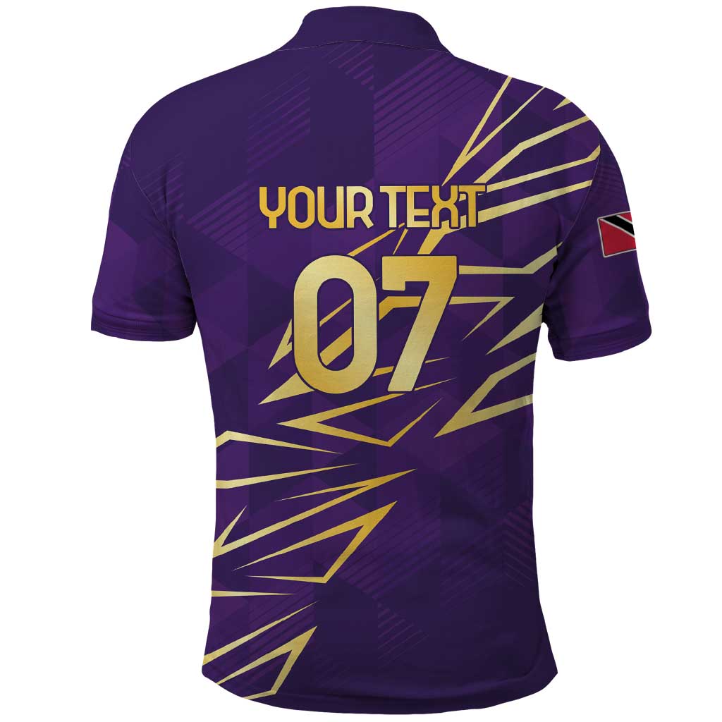 Afro-Trinbago Cricket Custom Polo Shirt TKR Quadruple Champion - African Pride