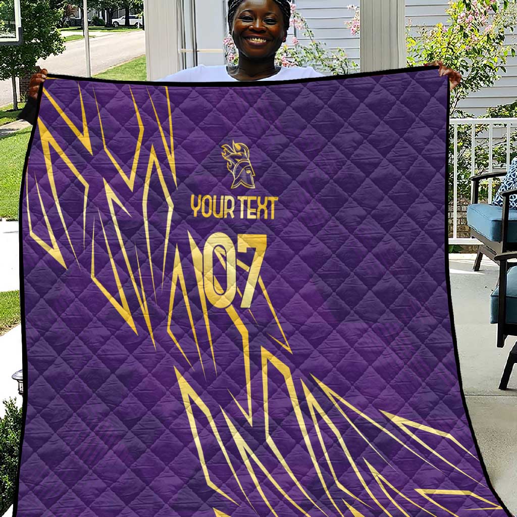 Afro-Trinbago Cricket Custom Quilt TKR Quadruple Champion - African Pride