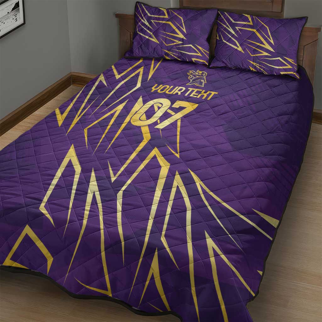 Afro-Trinbago Cricket Custom Quilt Bed Set TKR Quadruple Champion - African Pride