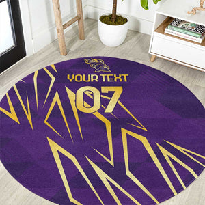 Afro-Trinbago Cricket Custom Round Carpet TKR Quadruple Champion - African Pride