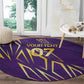Afro-Trinbago Cricket Custom Round Carpet TKR Quadruple Champion - African Pride