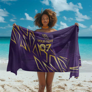 Afro-Trinbago Cricket Custom Sarong TKR Quadruple Champion - African Pride