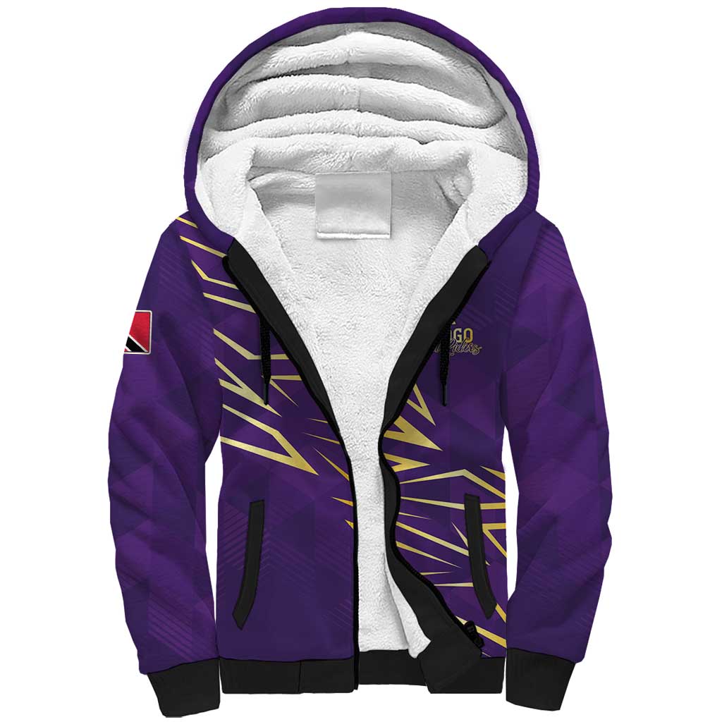 Afro-Trinbago Cricket Custom Sherpa Hoodie TKR Quadruple Champion - African Pride