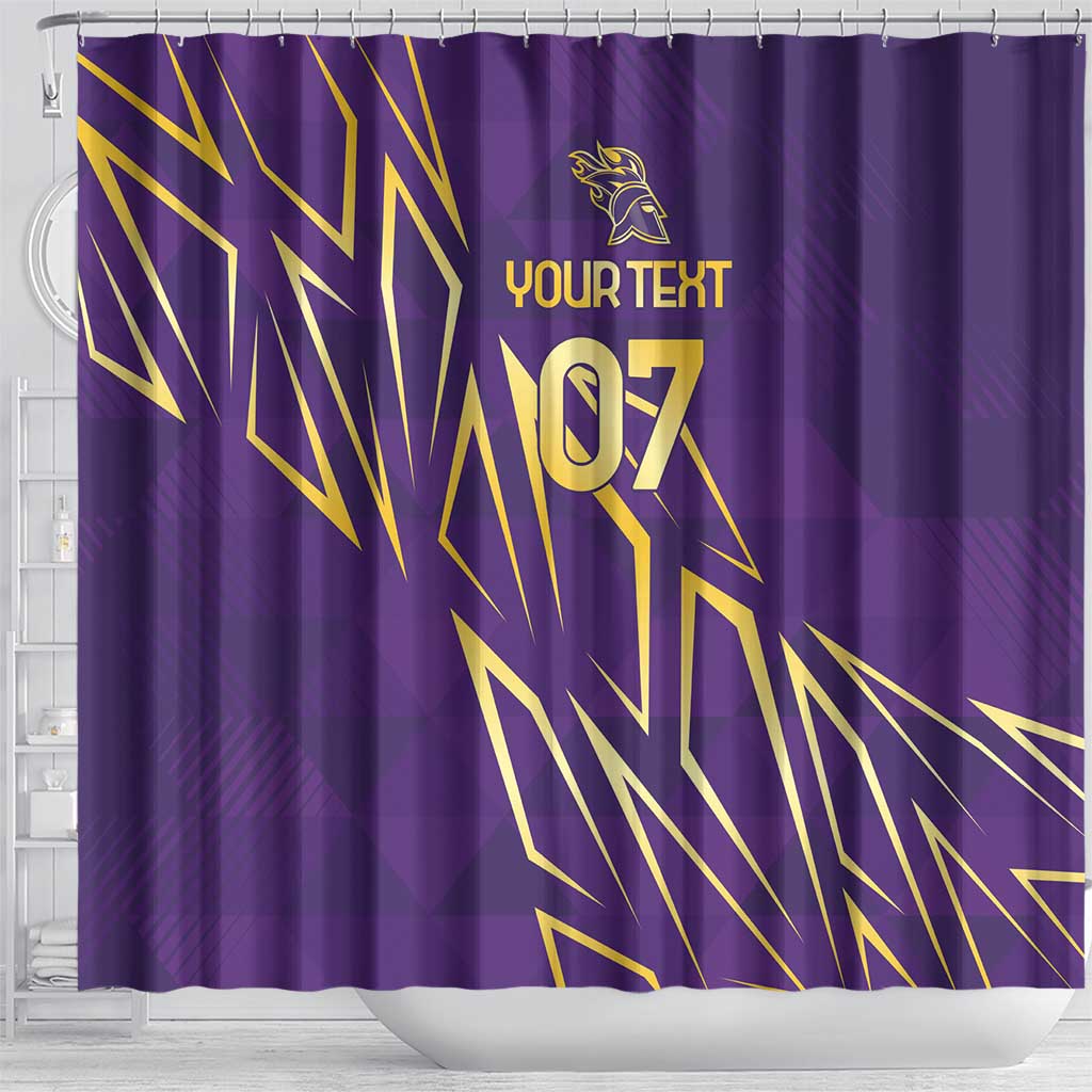 Afro-Trinbago Cricket Custom Shower Curtain TKR Quadruple Champion - African Pride