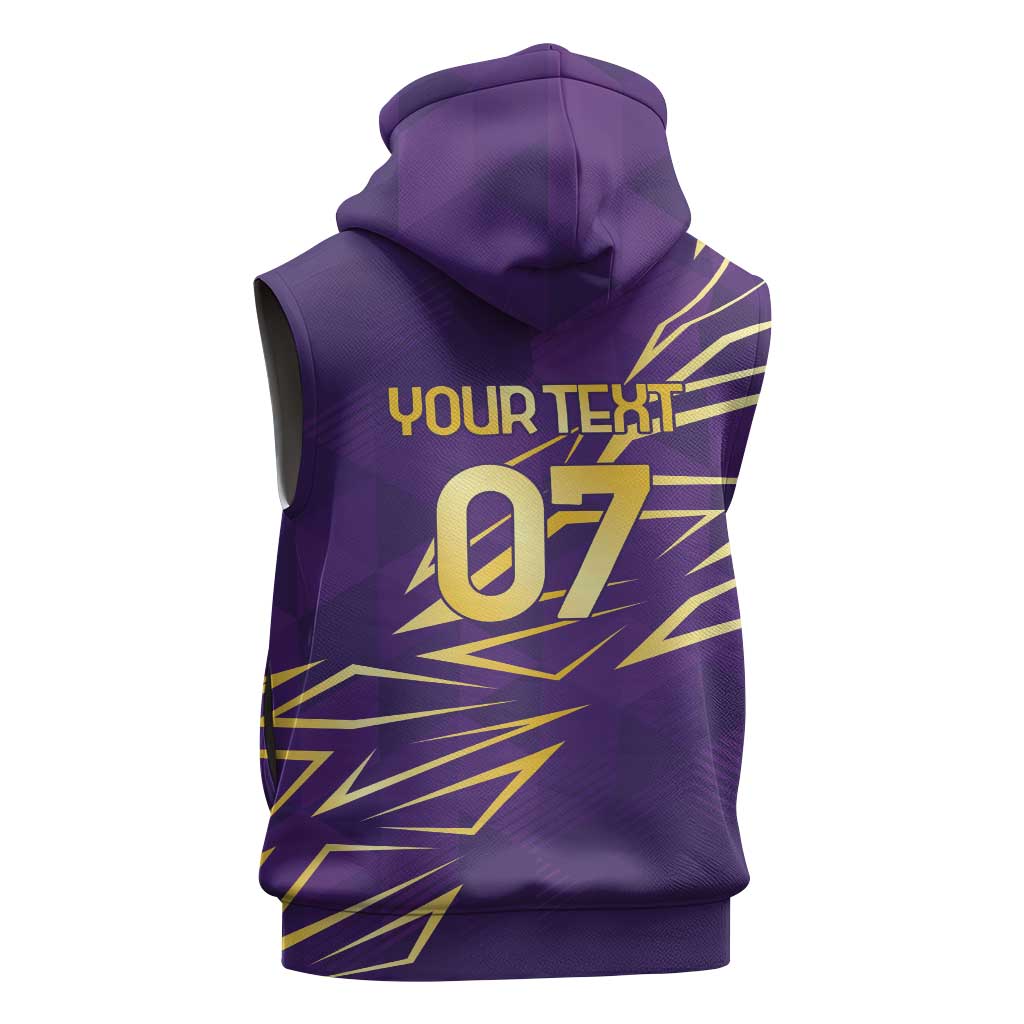 Afro-Trinbago Cricket Custom Sleeveless Hoodie TKR Quadruple Champion - African Pride
