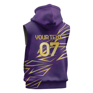Afro-Trinbago Cricket Custom Sleeveless Hoodie TKR Quadruple Champion - African Pride