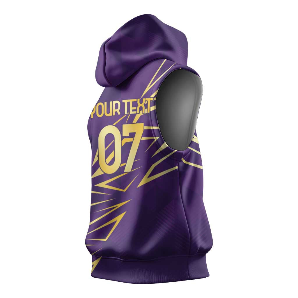 Afro-Trinbago Cricket Custom Sleeveless Hoodie TKR Quadruple Champion - African Pride
