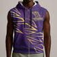 Afro-Trinbago Cricket Custom Sleeveless Zip Hoodie TKR Quadruple Champion - African Pride