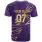 Afro-Trinbago Cricket Custom T shirt TKR Quadruple Champion - African Pride