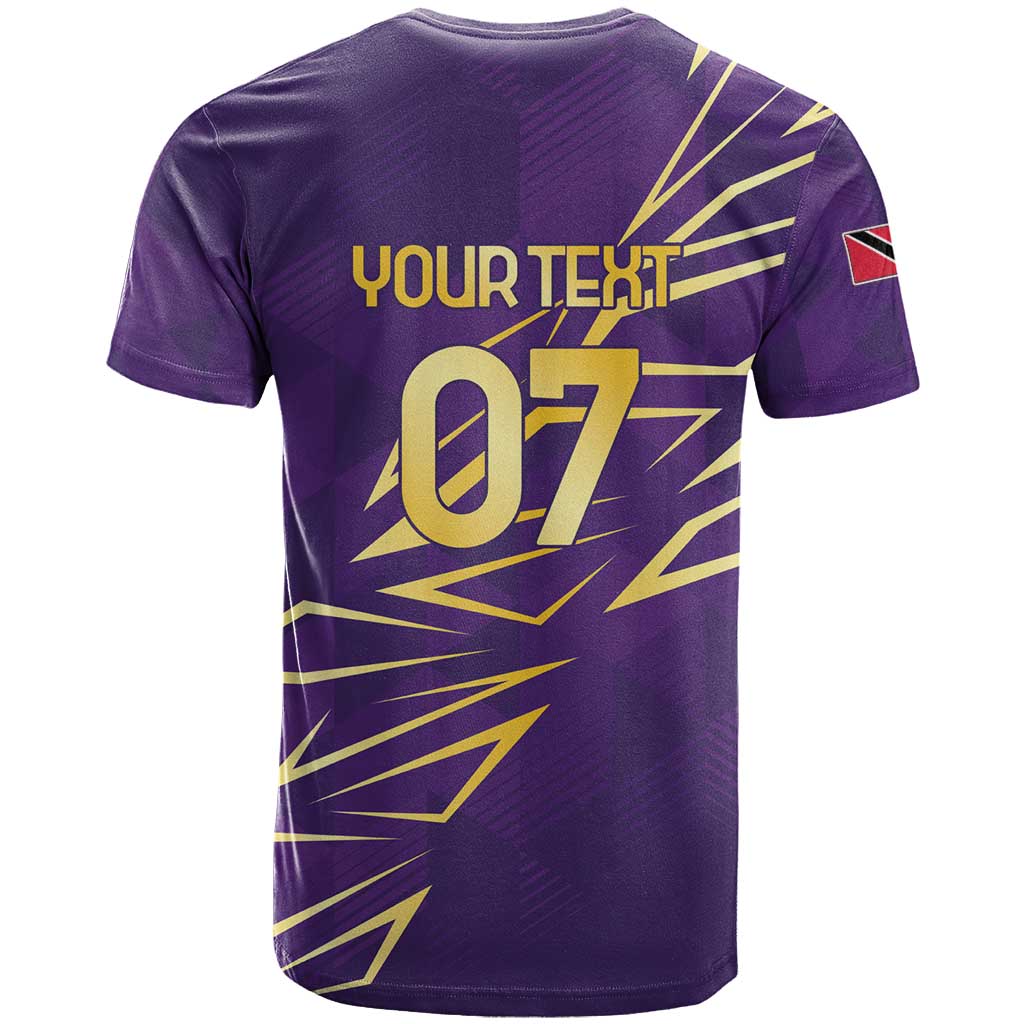 Afro-Trinbago Cricket Custom T shirt TKR Quadruple Champion - African Pride