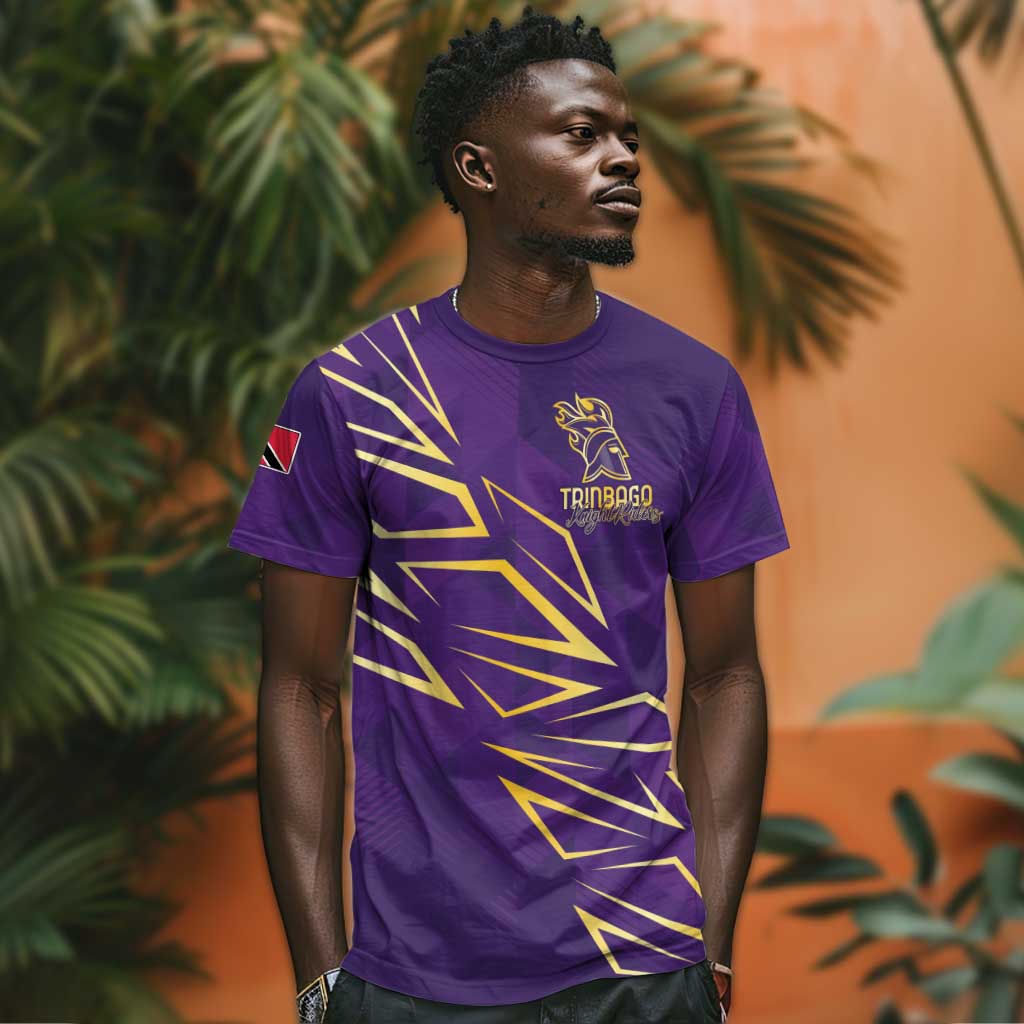 Afro-Trinbago Cricket Custom T shirt TKR Quadruple Champion - African Pride