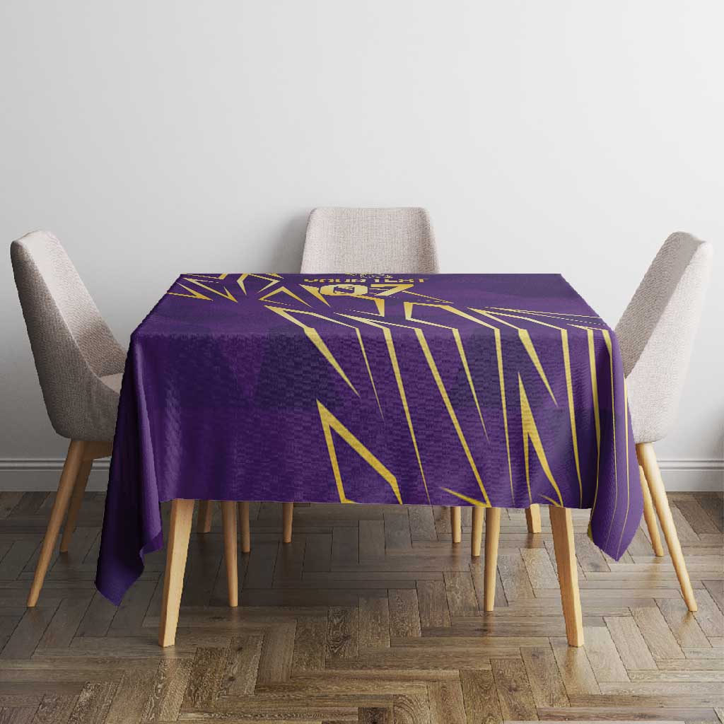 Afro-Trinbago Cricket Custom Tablecloth TKR Quadruple Champion - African Pride