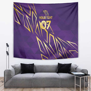Afro-Trinbago Cricket Custom Tapestry TKR Quadruple Champion - African Pride