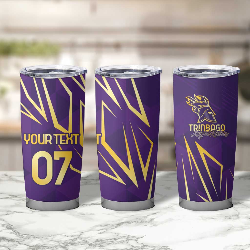 Afro-Trinbago Cricket Custom Tumbler Cup TKR Quadruple Champion - African Pride