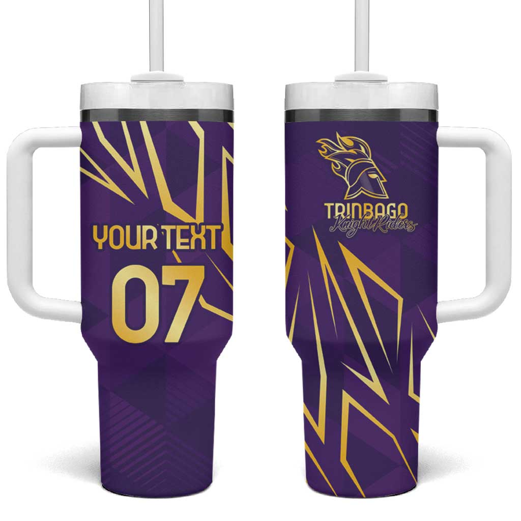 Afro-Trinbago Cricket Custom Tumbler With Handle TKR Quadruple Champion - African Pride