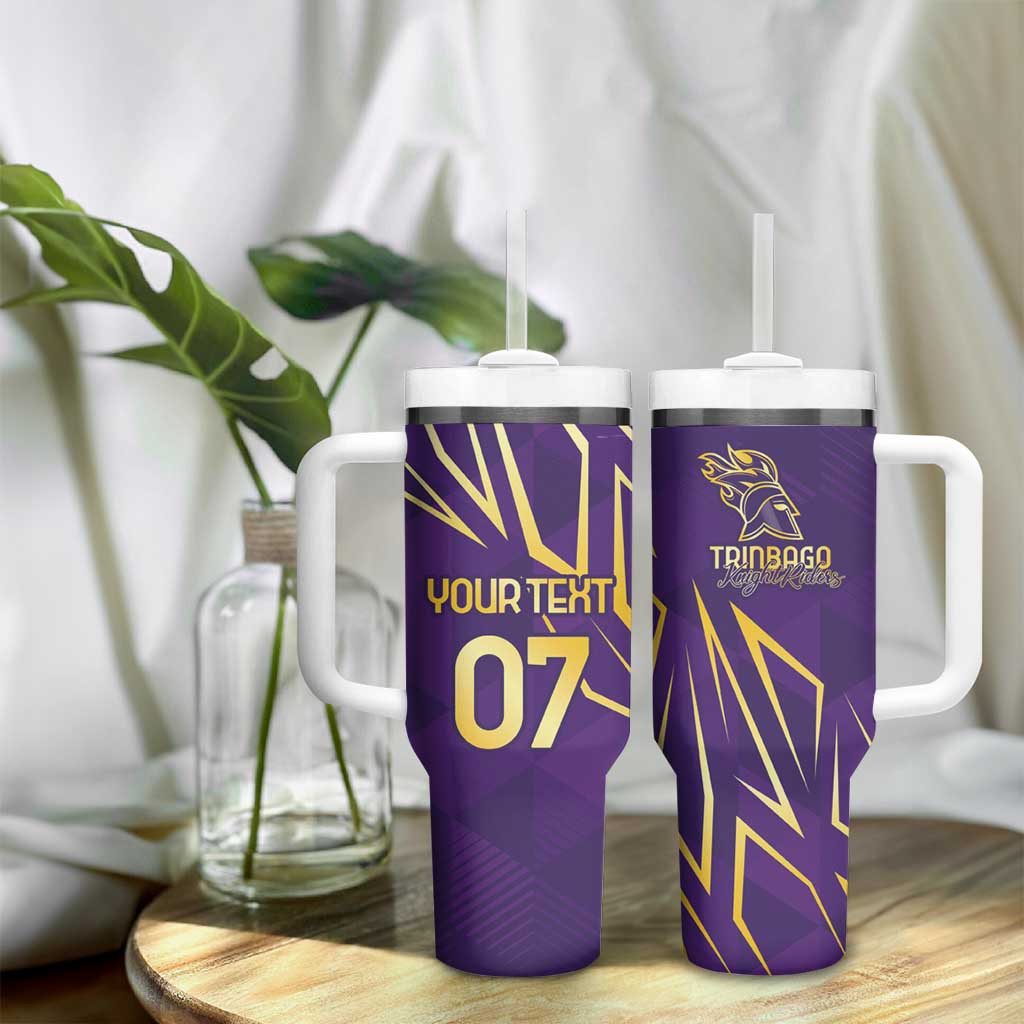 Afro-Trinbago Cricket Custom Tumbler With Handle TKR Quadruple Champion - African Pride