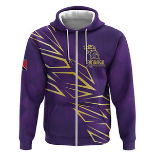 Afro-Trinbago Cricket Custom Zip Hoodie TKR Quadruple Champion - African Pride
