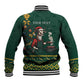 Personalised South Africa Baseball Jacket Springbok Christmas Braai LT7