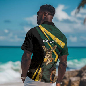 South Africa Bokke Personalised Hawaiian Shirt Mascot Dynamic