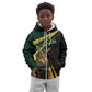 South Africa Bokke Personalised Kid Hoodie Mascot Dynamic