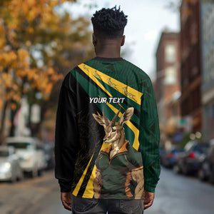 South Africa Bokke Personalised Long Sleeve Shirt Mascot Dynamic LT7