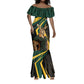 South Africa Bokke Personalised Mermaid Dress Mascot Dynamic