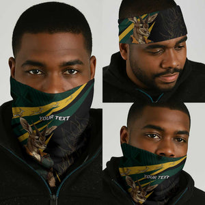 South Africa Bokke Personalised Neck Gaiter Mascot Dynamic LT7