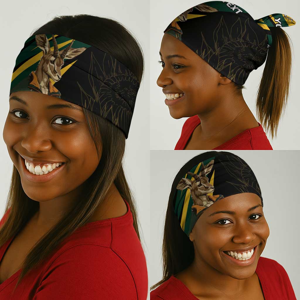 South Africa Bokke Personalised Neck Gaiter Mascot Dynamic LT7