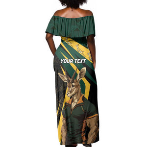 South Africa Bokke Personalised Off Shoulder Maxi Dress Mascot Dynamic