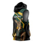 South Africa Bokke Personalised Sleeveless Hoodie Mascot Dynamic - African Pride