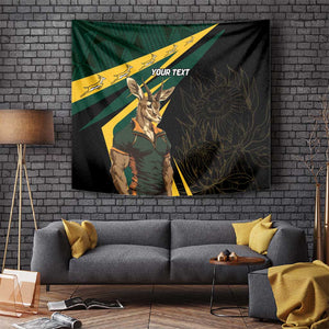 South Africa Bokke Personalised Tapestry Mascot Dynamic