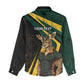 South Africa Bokke Personalised Women Casual Shirt Mascot Dynamic LT7