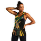 South Africa Bokke Personalised Women Racerback Tank Mascot Dynamic