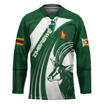 Zimbabwe Sables Afro Batik Personalized Hockey Jersey