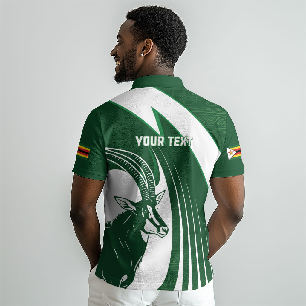 Zimbabwe Sables Afro Batik Personalized Polo Shirt