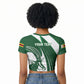 Zimbabwe Sables Afro Batik Personalized Raglan Cropped T shirt