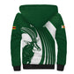 Zimbabwe Sables Afro Batik Personalized Sherpa Hoodie