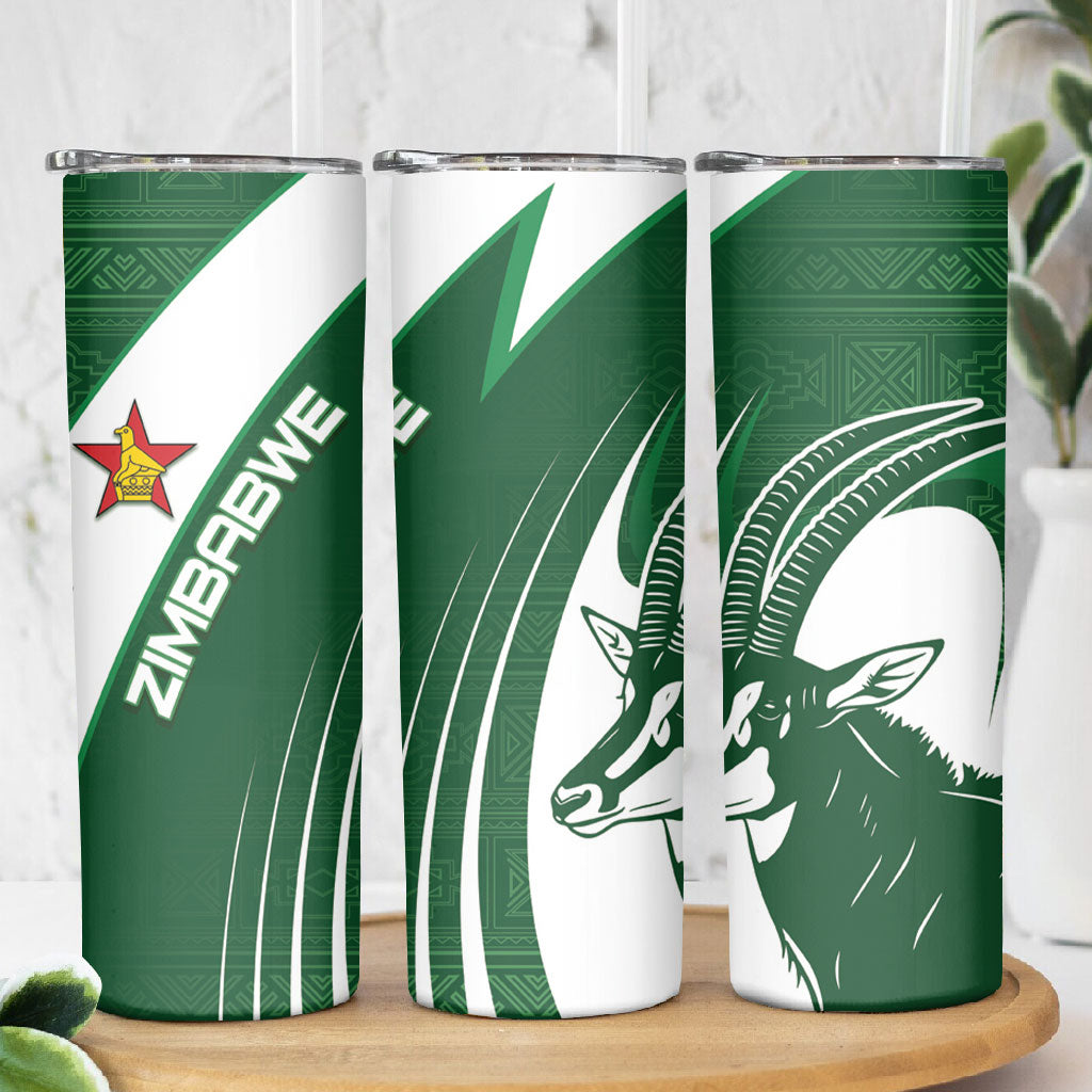 Zimbabwe Sables Afro Batik Skinny Tumbler