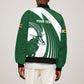 Zimbabwe Sables Afro Batik Personalized Sleeve Zip Bomber Jacket